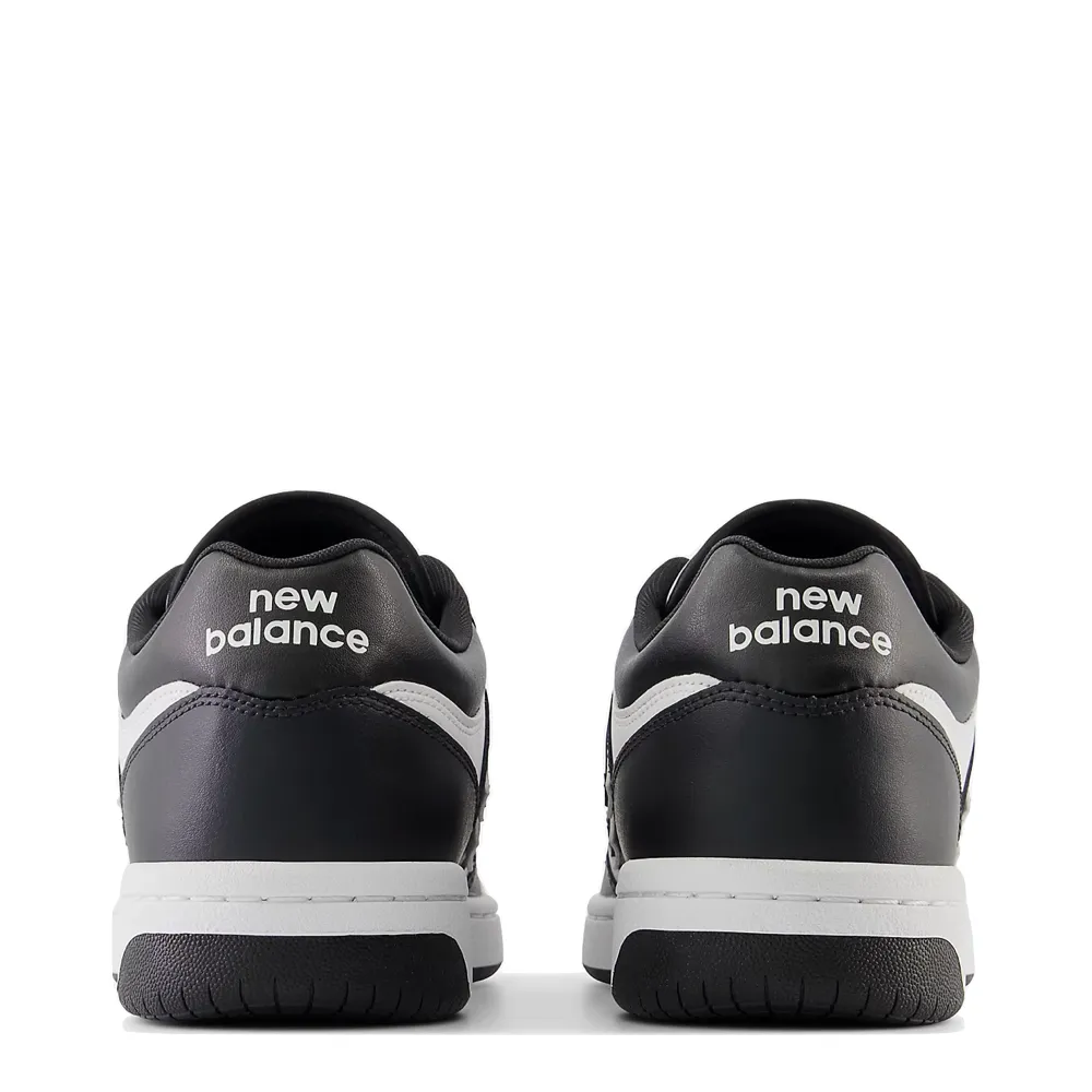 QuickDry Snow Step New Balance Men's 480 Sneaker in White with Black