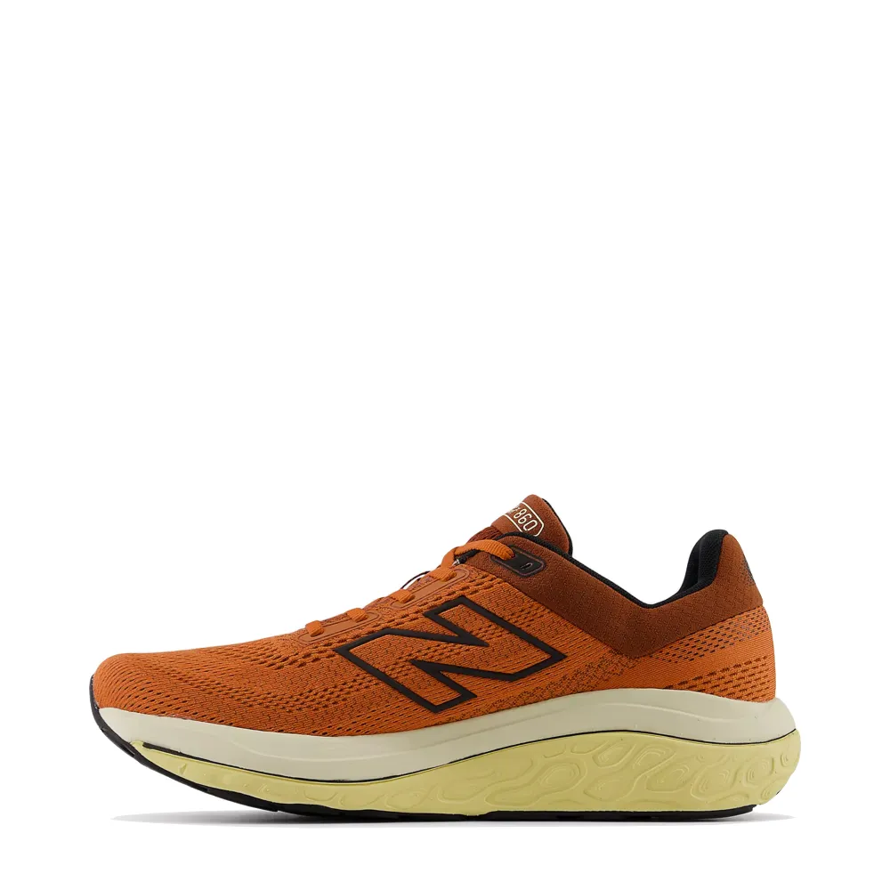 Daily Move Side Support New Balance Men's Fresh Foam X 860v14 Sneaker in Infield Clay with Relic Brown and Black