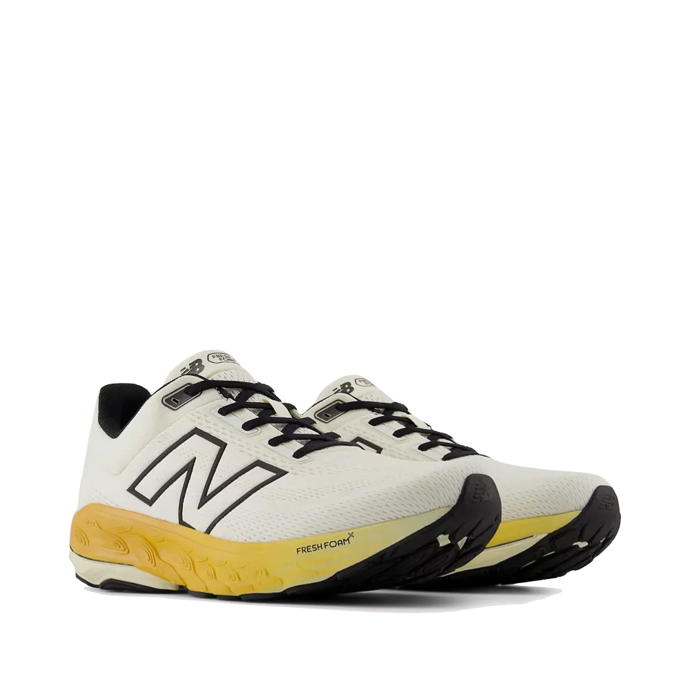 Any Day New Balance Men's Fresh Foam X 860v14 Sneaker in Sea Salt with Angora and Dried Apricot