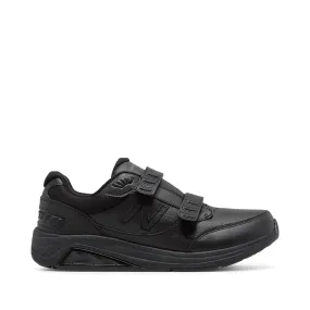 Leap Run Student wear New Balance Men's Hook and Loop 928v3 Leather Sneaker in Black