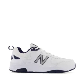 City Lifestyle New Balance Men's MX857V3 Sneaker in White/Navy