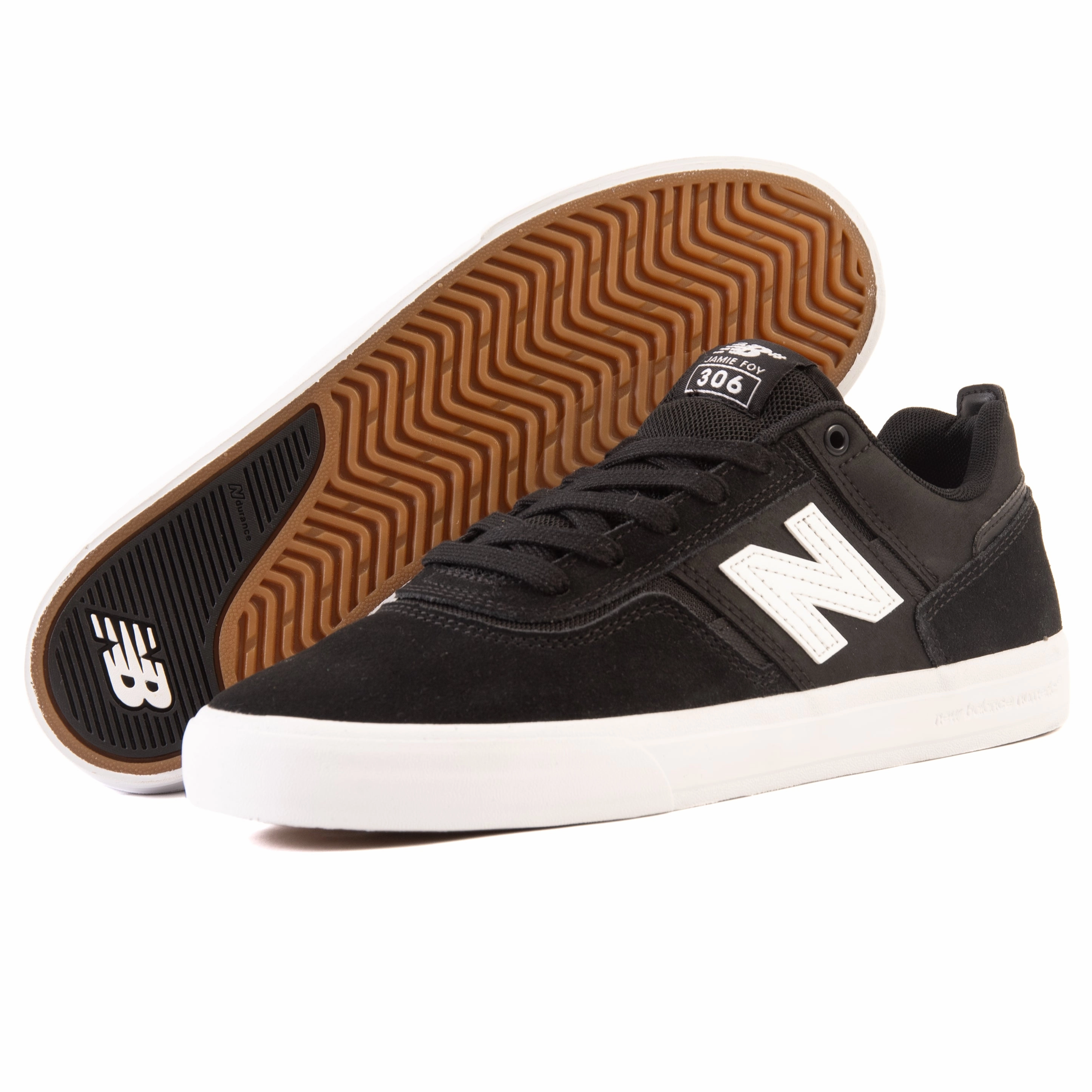 New Balance -  306 BLJ (Black/White) Hyper Compression Continuous Rubber Outsole