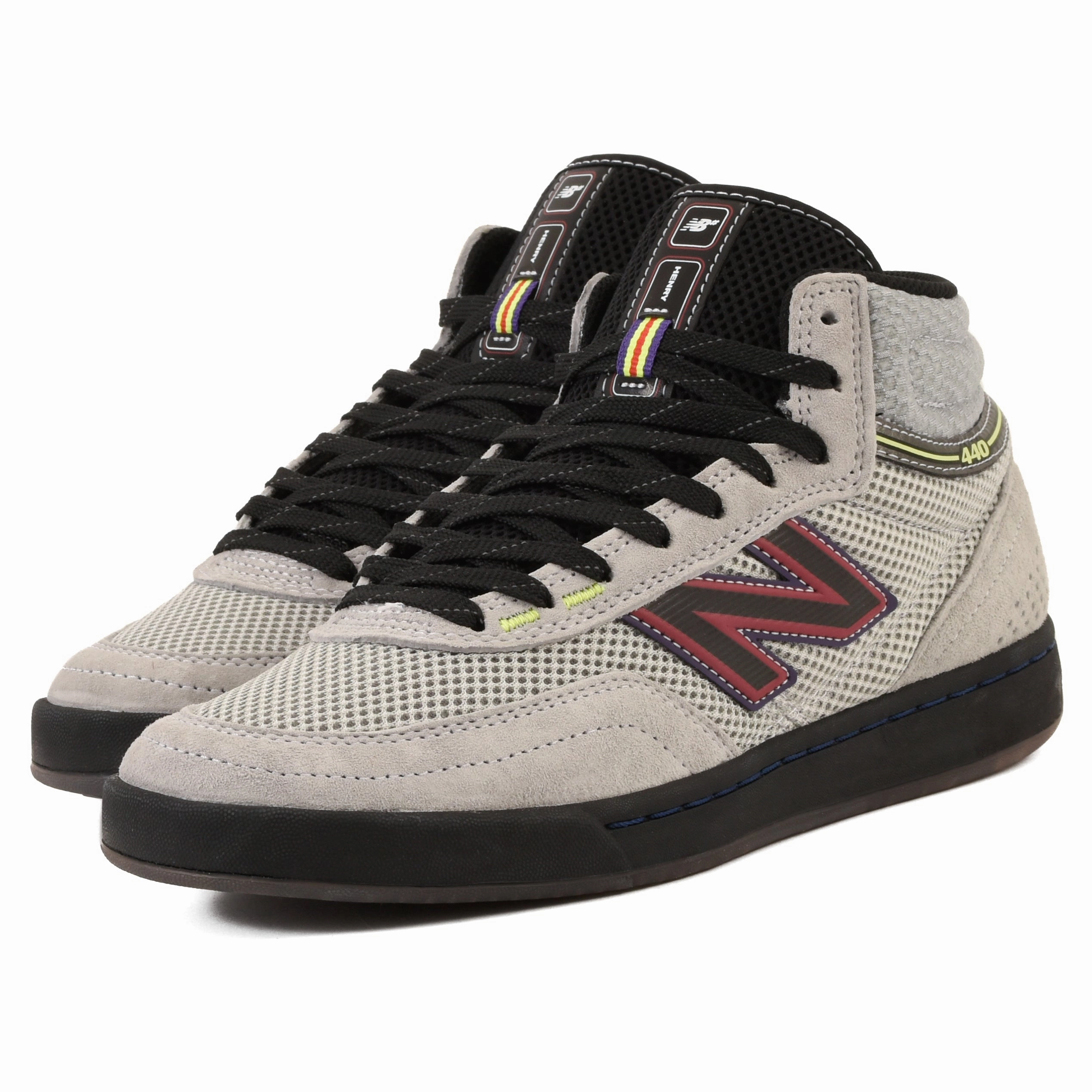 New Balance - 440 High V2 HJ2 (Grey/Purple) Dual Density Padding fast - paced suitable