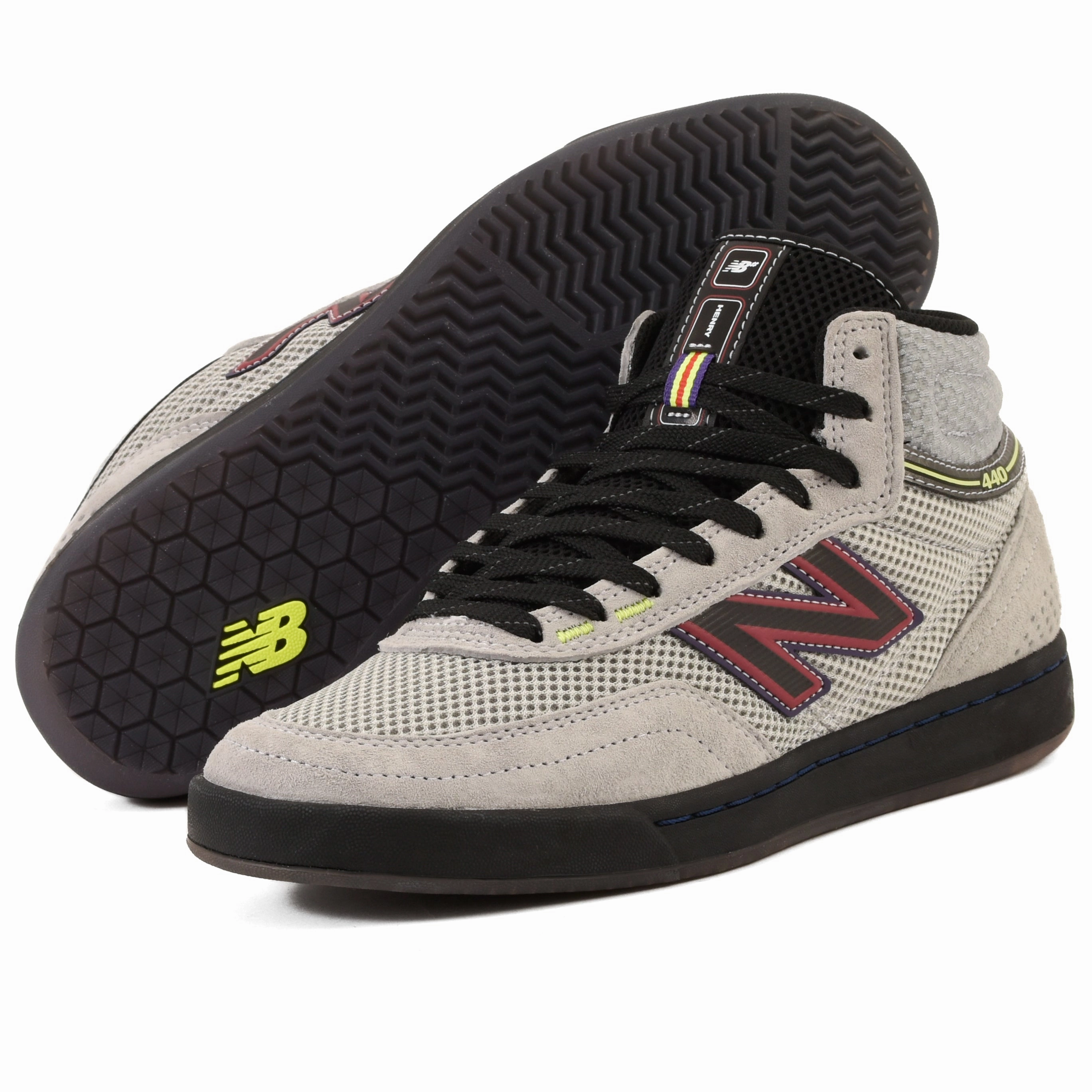 New Balance - 440 High V2 HJ2 (Grey/Purple) Sensational traction