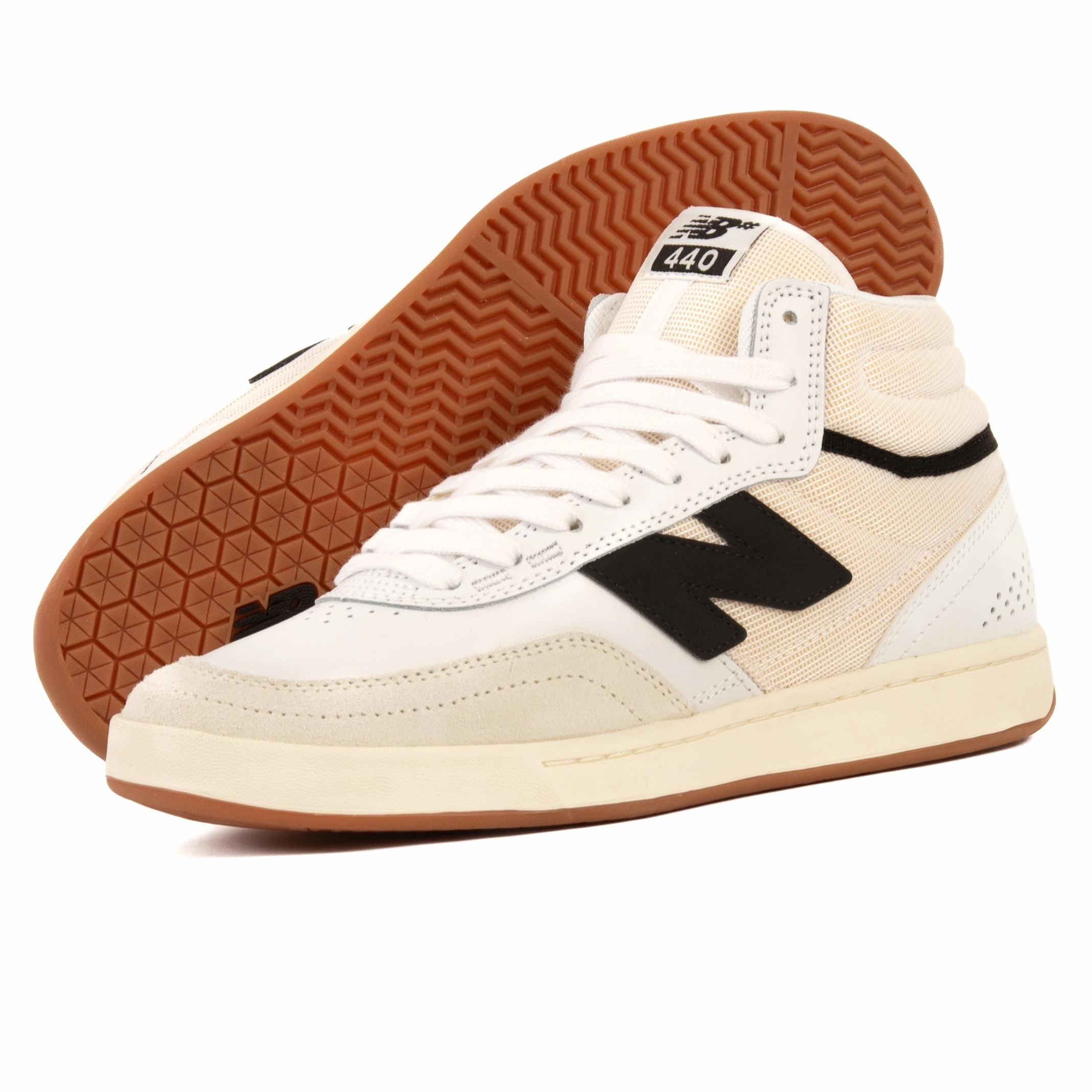 New Balance - 440 High V2 HSB (White/Black) *SALE Triple Layer Airflow Channels