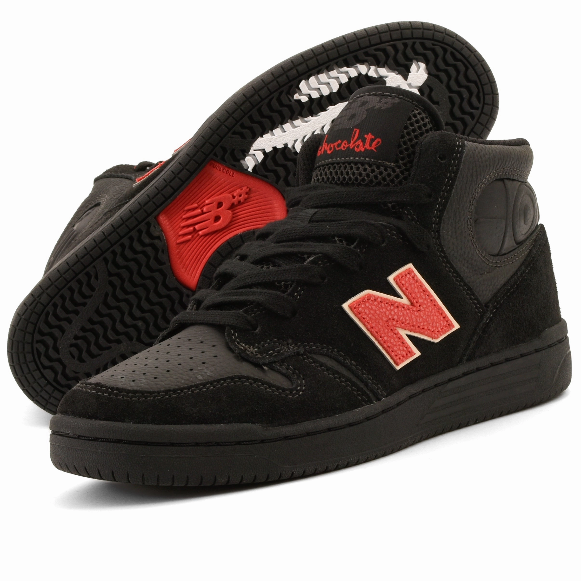 New Balance - 480 HCH (Black/Red) color - black