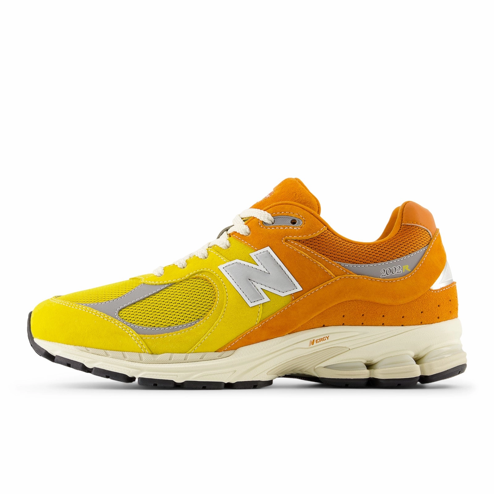 New Balance Men's 2002R Shoes - Ginger Lemon / Classic Orange / Shadow Grey Multi Terrain Grip