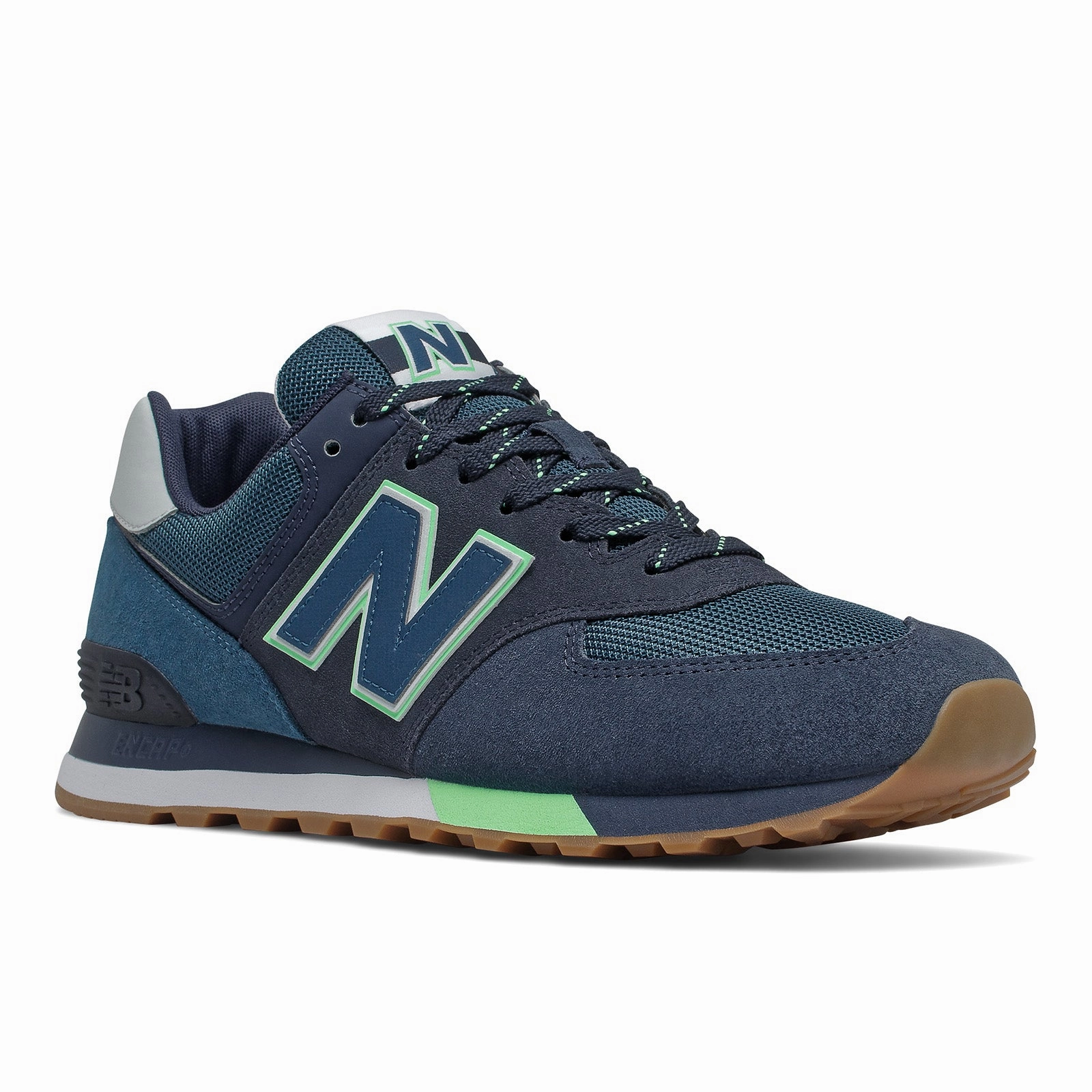 Ground Feel Technology stylish sports shoes New Balance Men's 574 Shoes - Natural Indigo / Marblehead