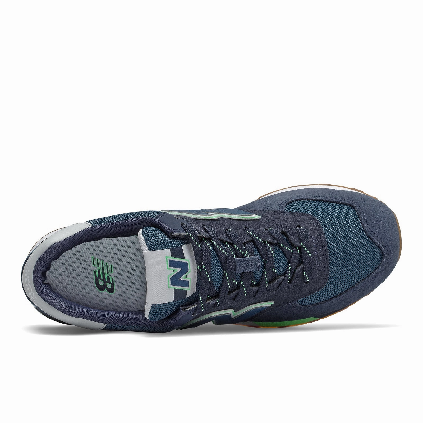 New Balance Men's 574 Shoes - Natural Indigo / Marblehead Spring running freshness
