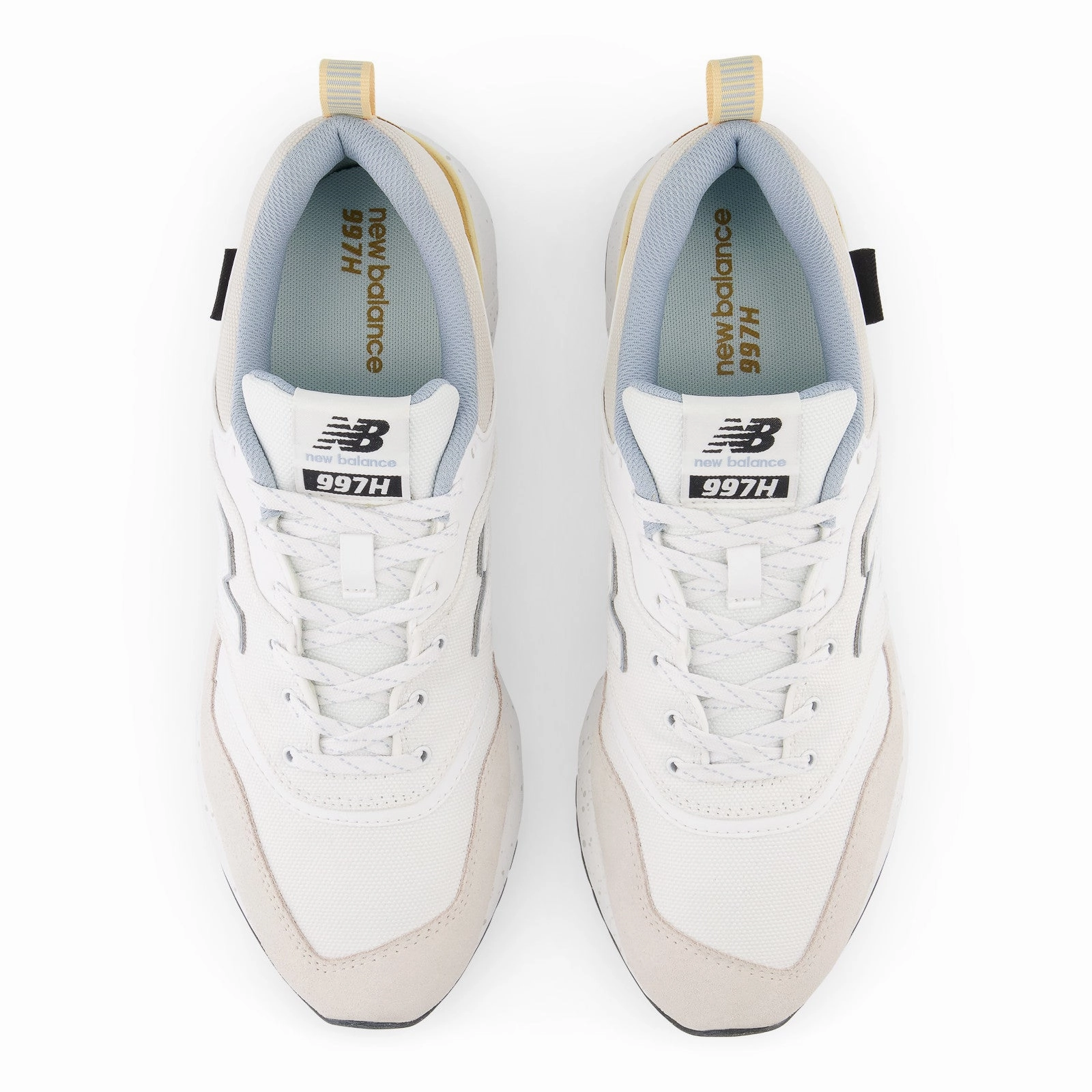 New Balance Men's 997H Shoes - Indigo / White / Orange running for socializing Trendy Colors