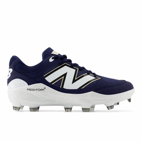 right foot Injury prevention New Balance Men's Fresh Foam 3000 V7 Molded Baseball Cleat - PL3000N7 (Wide)