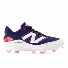 team players unitary construction shoes New Balance Men's Fresh Foam 3000v7 Molded Baseball Cleat - PL3000H7 (Wide)
