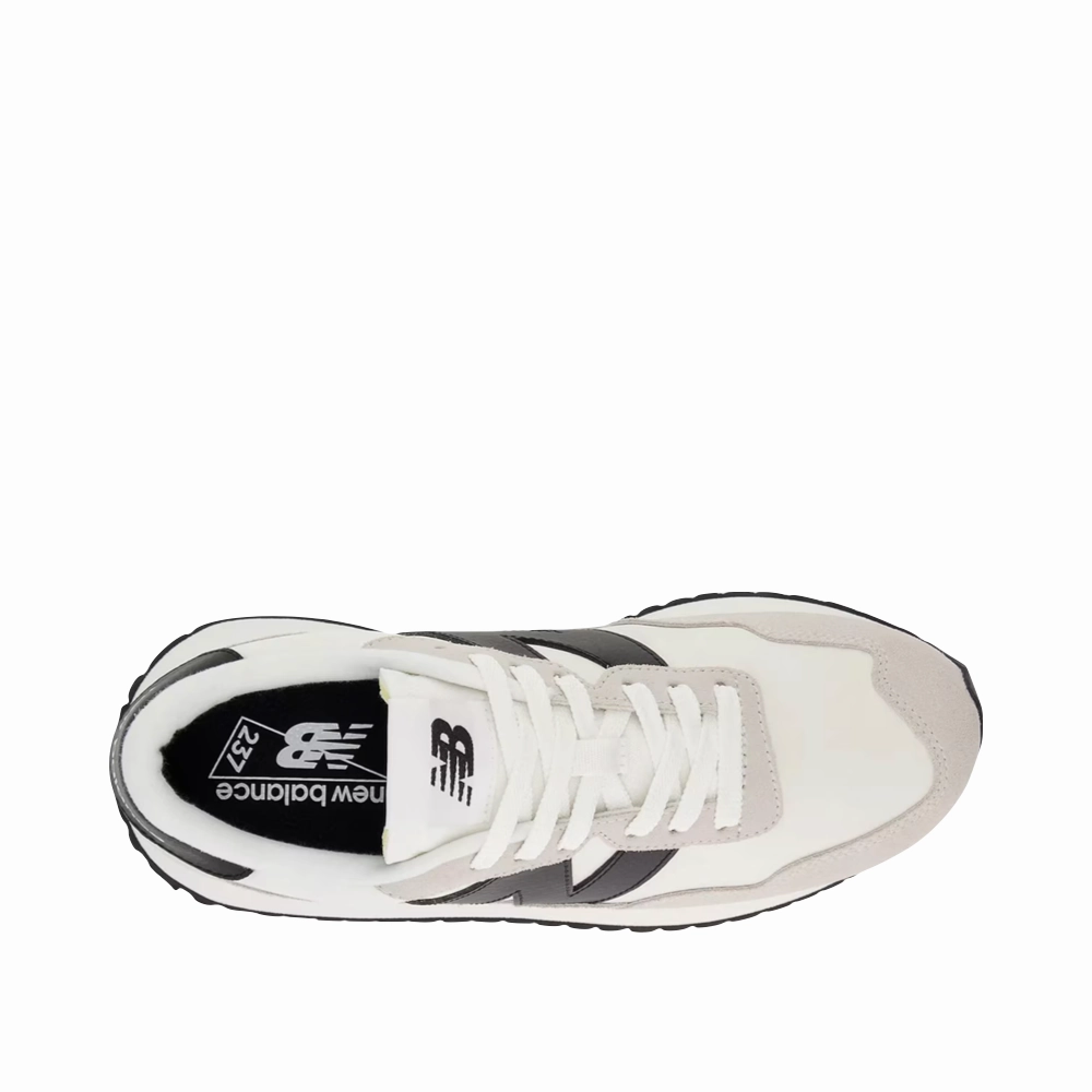 New Balance Women's 237 Sneaker in Sea Salt with Black Soft Pressure