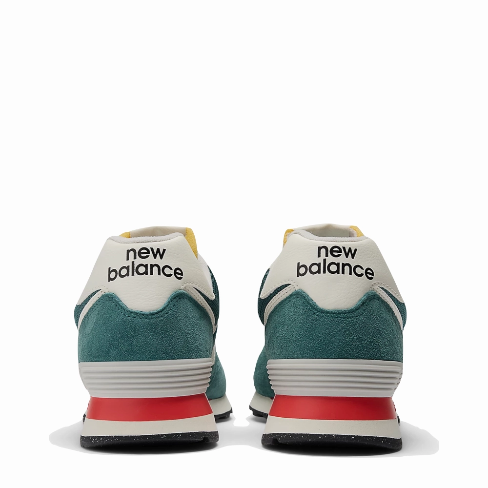 Functional Fit Morning Walk New Balance Women's 574 Sneaker in New Spruce with Sea Salt