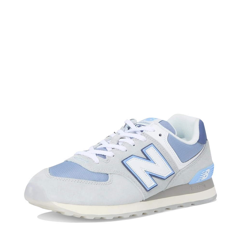 Relaxed Motion Breathable Lining New Balance Women's 574 Sneaker in Pearl Grey/White