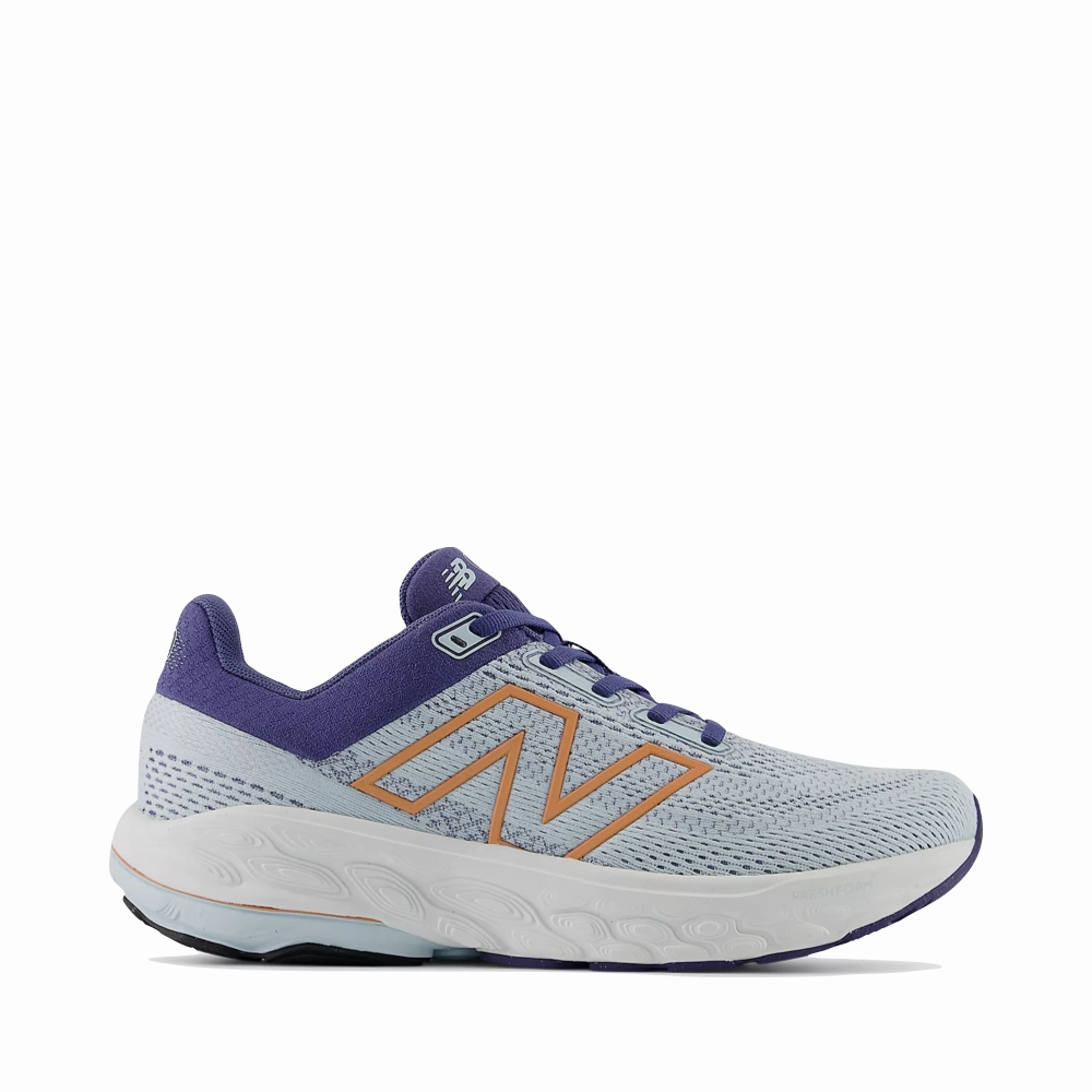 Multi Density Foam Morning Stride New Balance Women's Fresh Foam X 860v14 Sneaker in Frosted Glass with Dream State and Peach Nectar