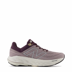 Child Hike Tidy Fit New Balance Women's Fresh Foam X 860v14 Sneaker in Ice Wine with Plum Brown and Silver Metallic