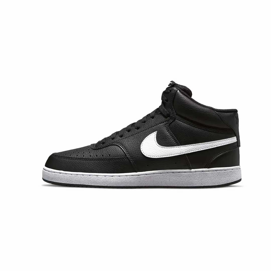 Nike - Men's Court Vision Mid Next Nature Shoes (DN3577 001) Indoor Outdoor Adjustable Closure