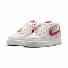 Nike Air Force 1 '07 Next Nature 'Pale Ivory University Red' Women's Shoes Errand Fit Ultra Durable Midsole