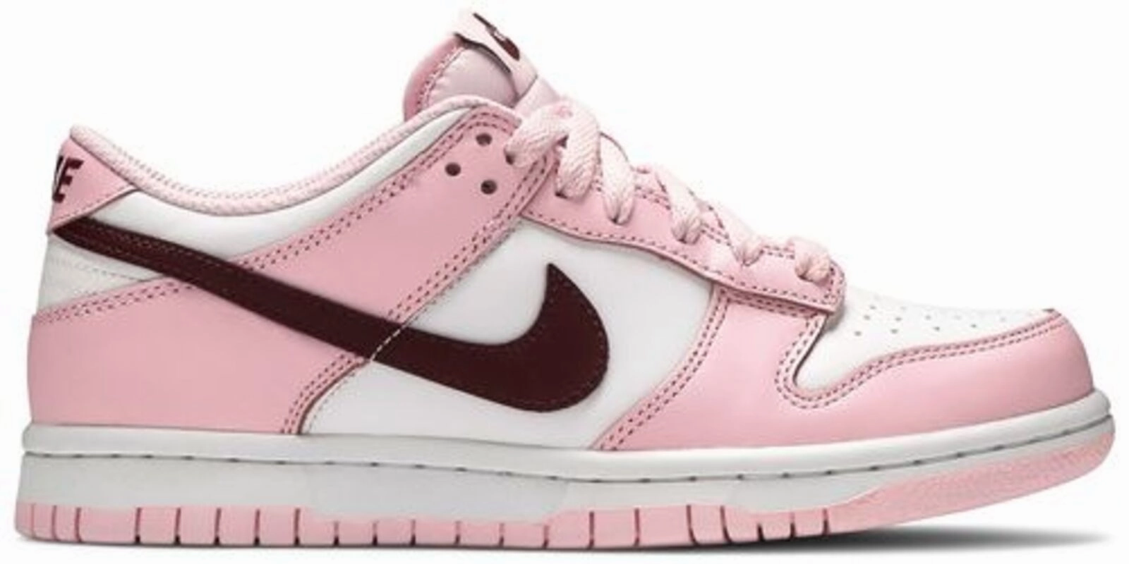Quick Dry Liner Comfort Upgrade Nike Dunk Low Pink Foam Red White Women's