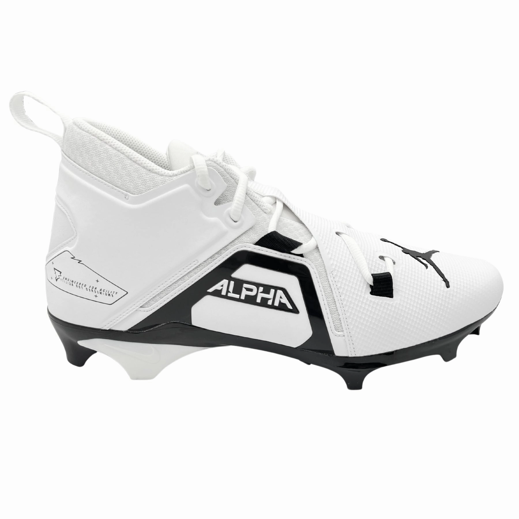 Zoom Fit Weekend Practice Nike Jordan Men's High Top Alpha Menace Pro 3 Football Cleats