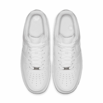Motion Control Midsole Stylish Accessory Nike Men's Air Force 1 '07 Shoes - All White