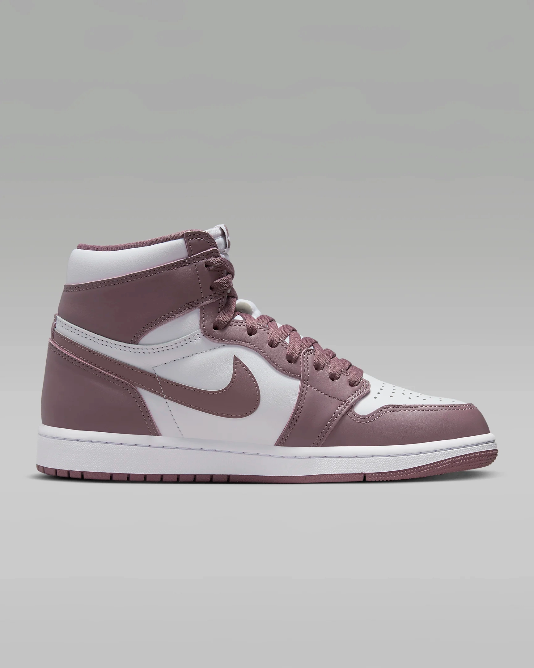 Nike Men's Air Jordan 1 High OG Shoes - White / Sky J Mauve endurance - work running shoes