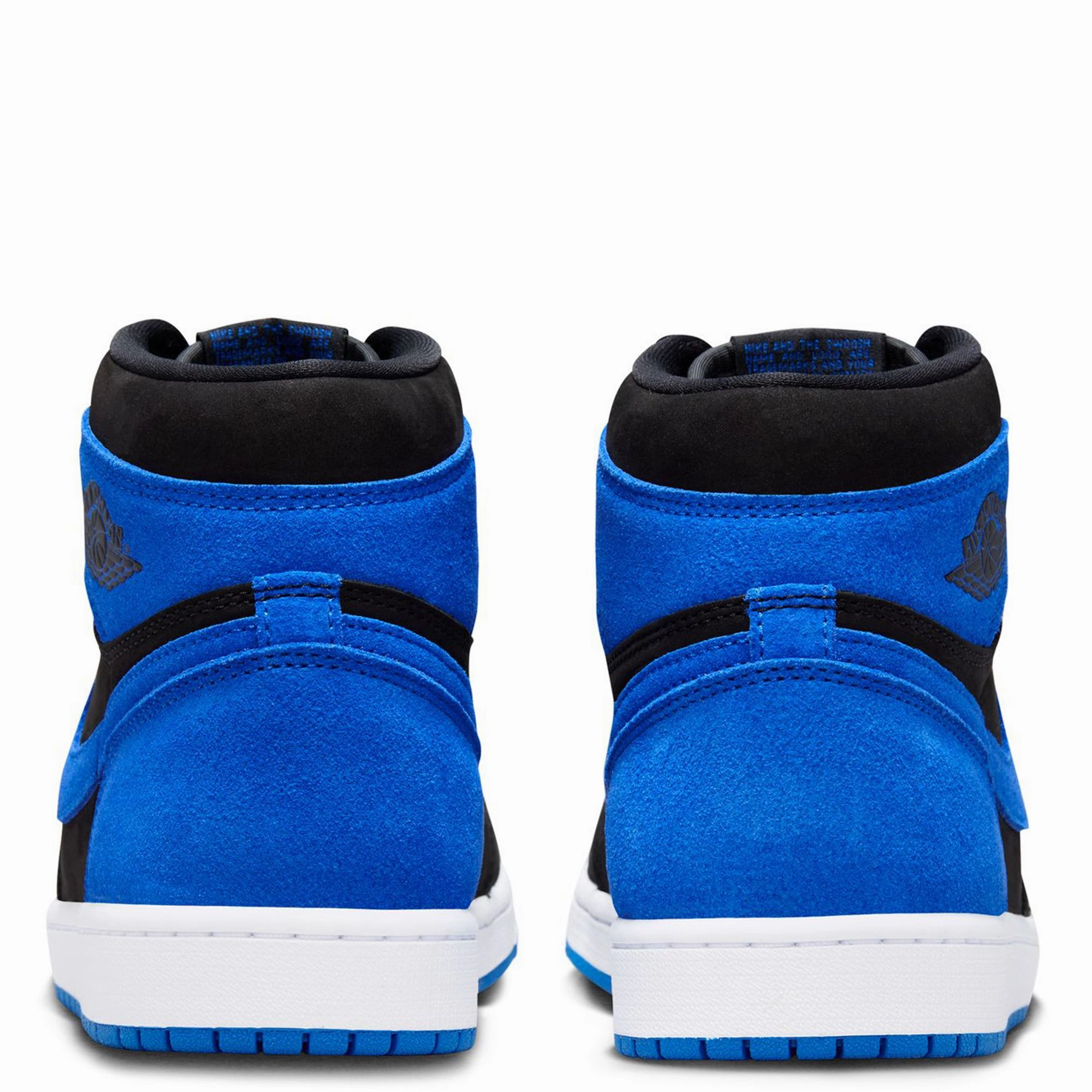 Nike Men's Air Jordan 1 High Shoes - Black / Royal Blue / White Training running fashionable running shoes