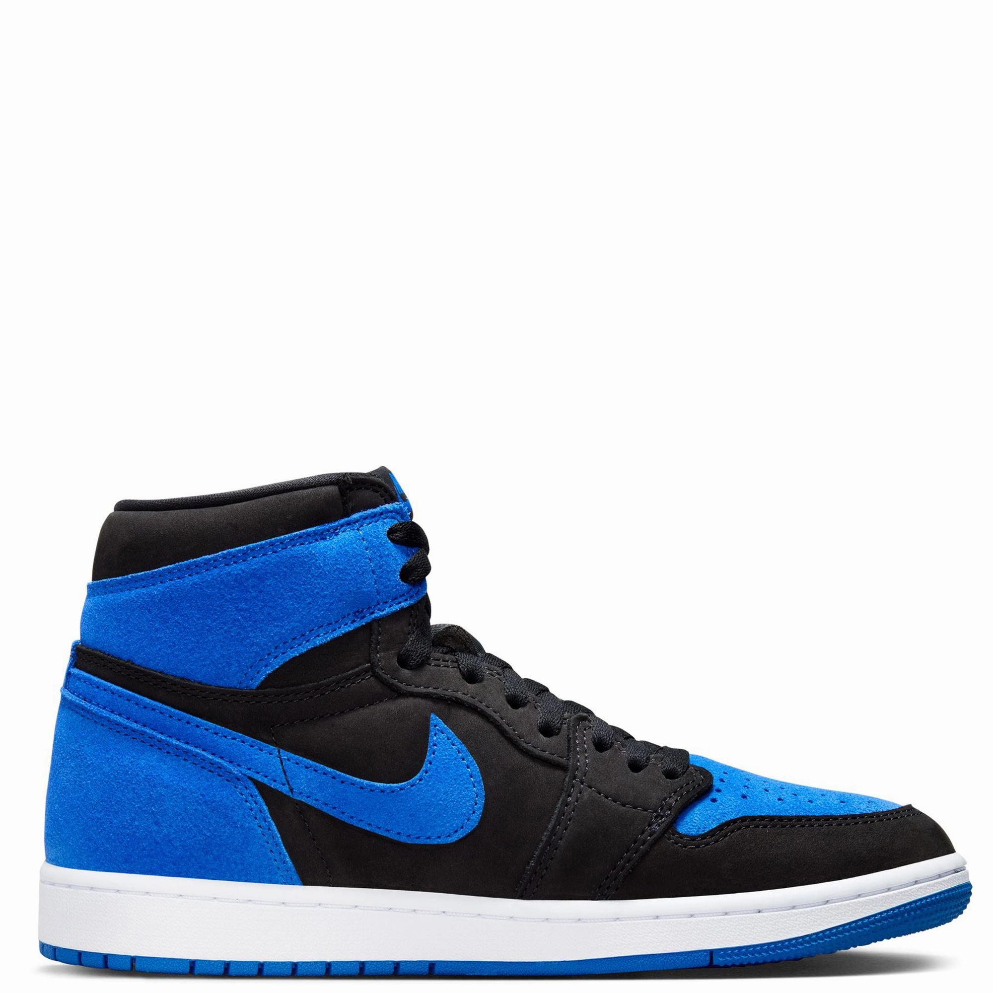 Athletic Design knee - high sock Nike Men's Air Jordan 1 High Shoes - Black / Royal Blue / White