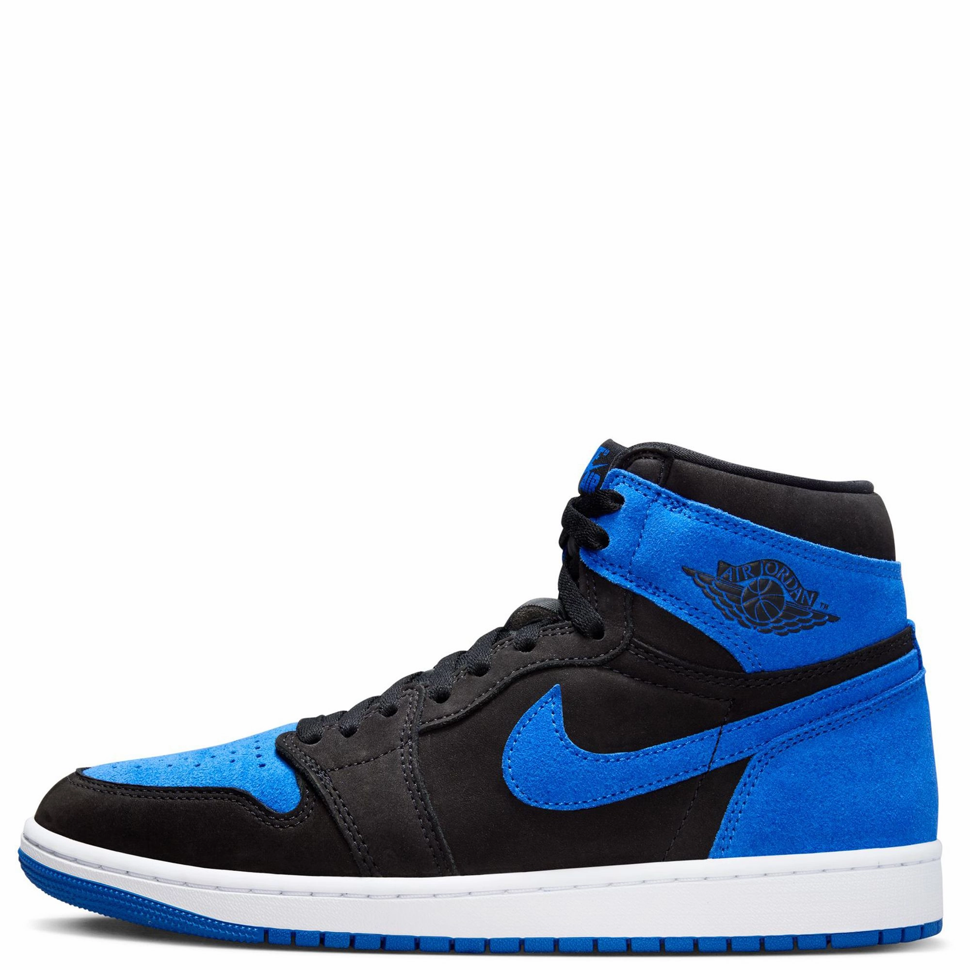 safety - design shoes professional runners' shoes Nike Men's Air Jordan 1 High Shoes - Black / Royal Blue / White