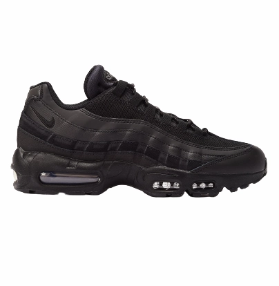 Nike Men's Air Max 95 Essential Shoes - Black / Dark Grey Narrow fit choice