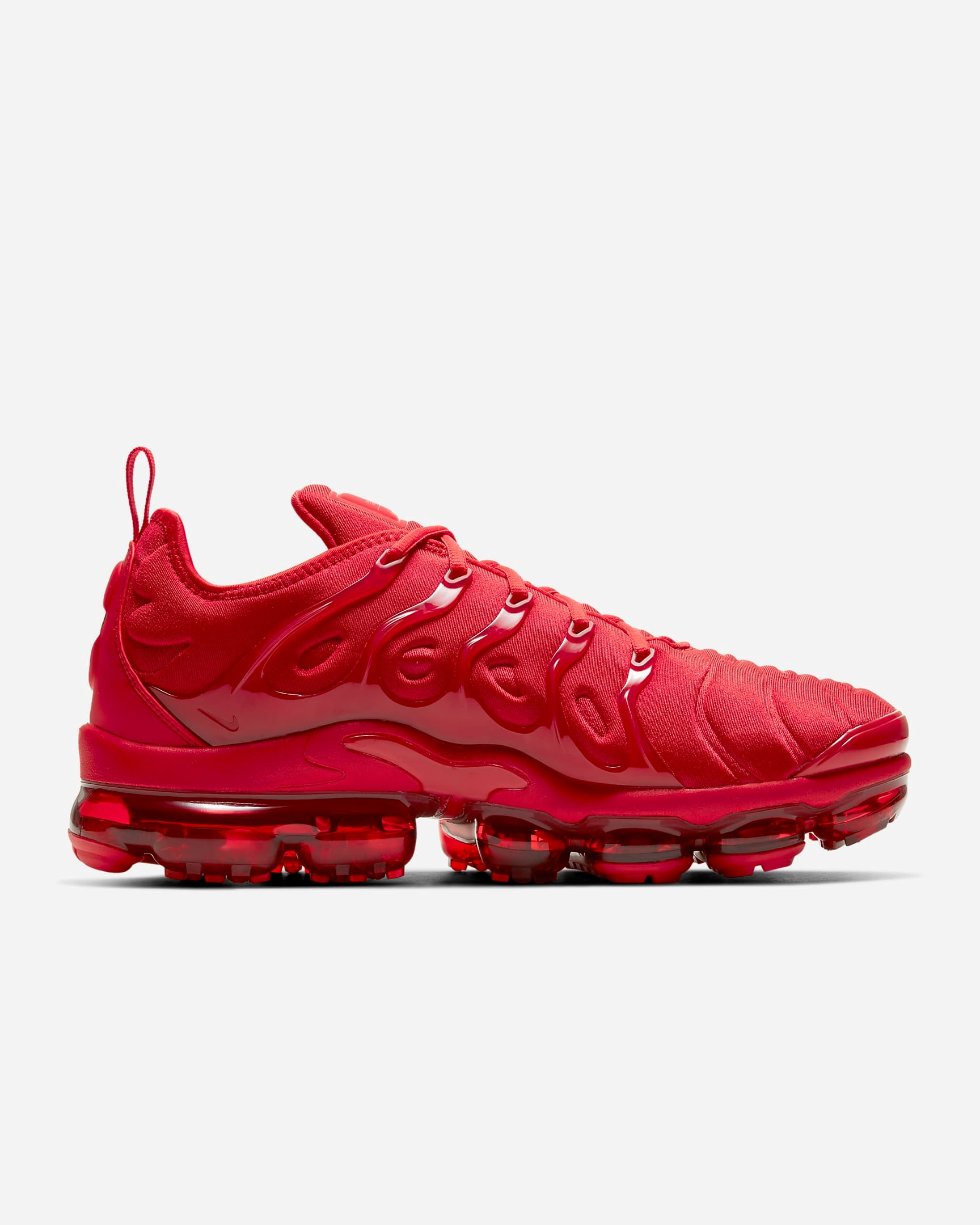 Foggy Weather Running Strategic Ventilation Ports Nike Men's Air VaporMax Plus Shoes - University Red