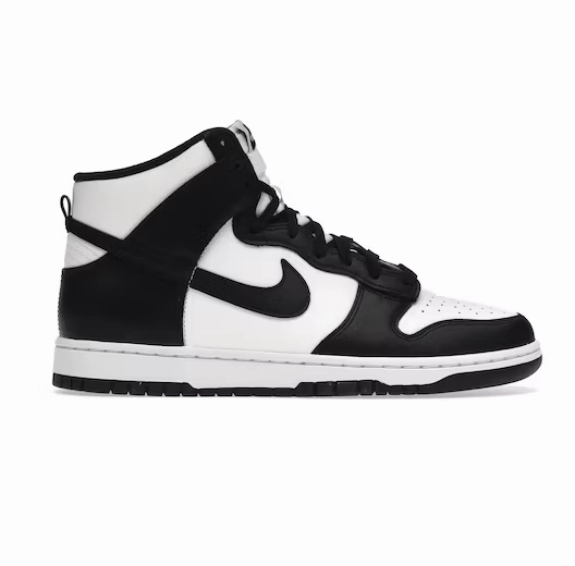 Nike Men's Dunk High Retro Shoes - White / Total Orange / Black energy - return