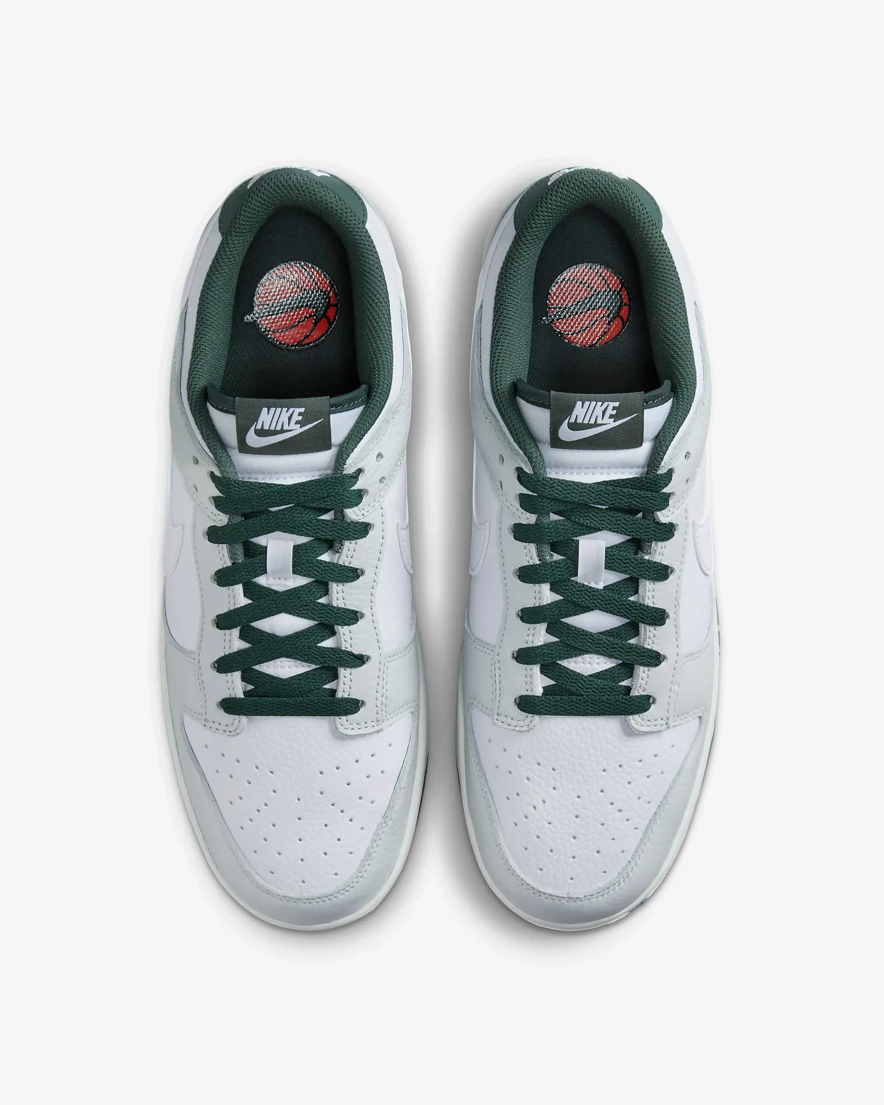 Unibody Outsole Construction High-quality Nike Men's Dunk Low Retro SE Shoes - Photon Dust / Vintage Green / Summit White / White