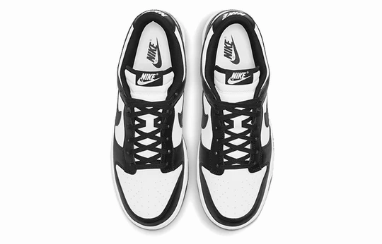 Nike Men's Dunk Low Shoes - Black / White heel - cup shoes Durable Foam