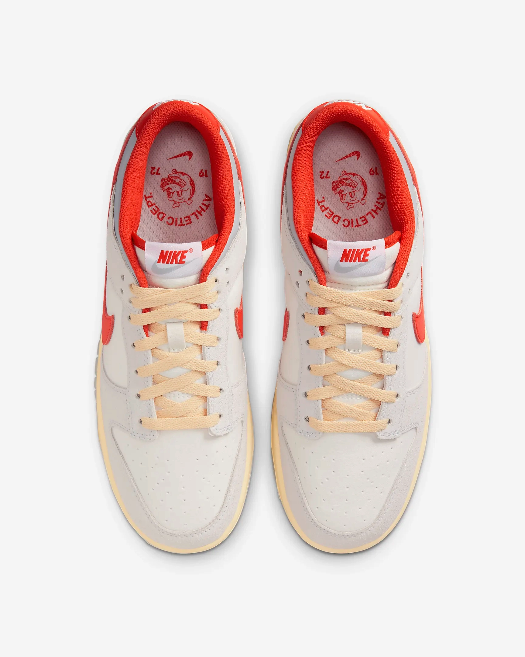 race - day shoes Nike Men's Dunk Low Shoes - Sail / Photon Dust / Light Smoke Grey / Picante Red