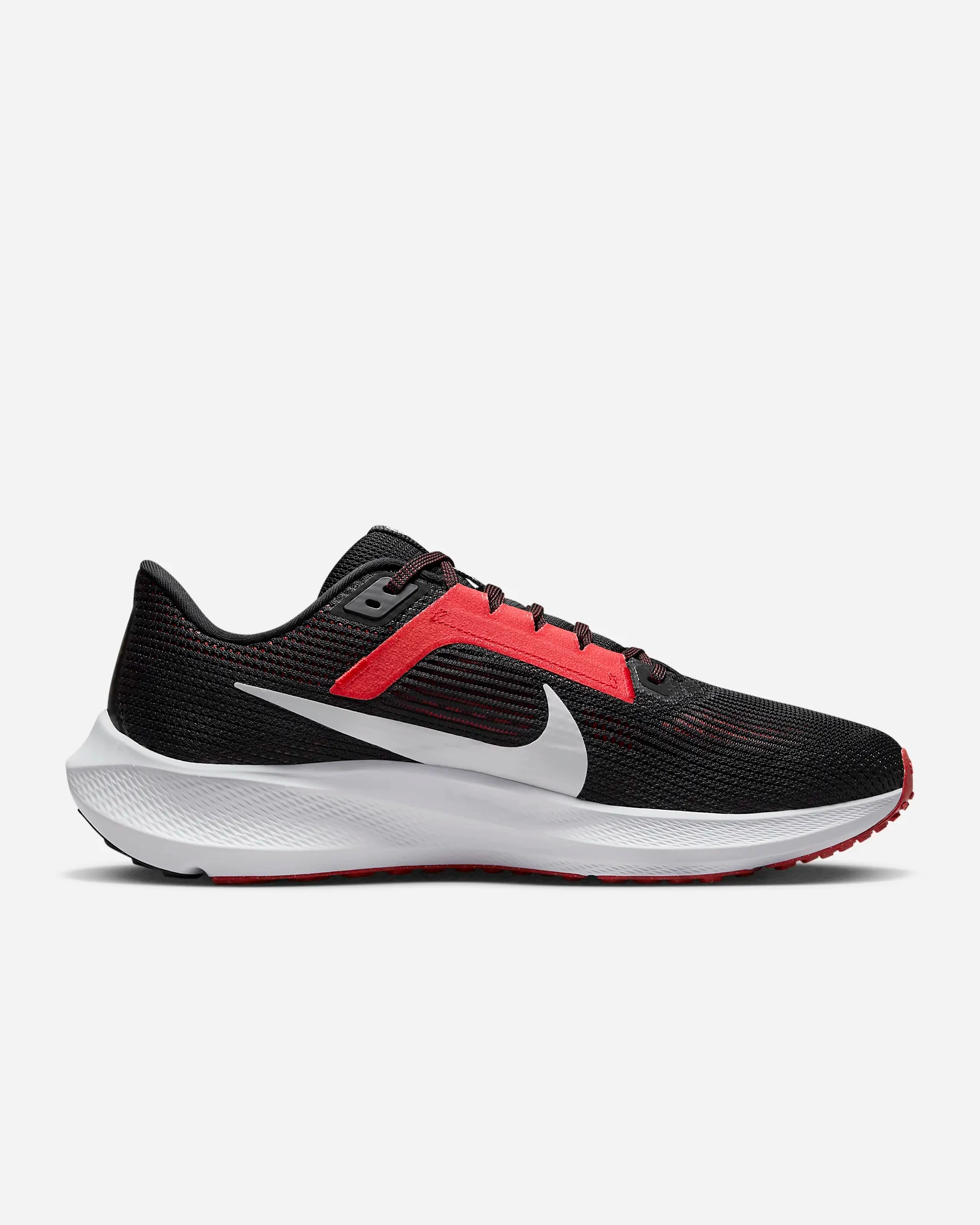 Foam Boundary Structure Nike Men's Pegasus 40 Shoes - Black / Light Crimson / White