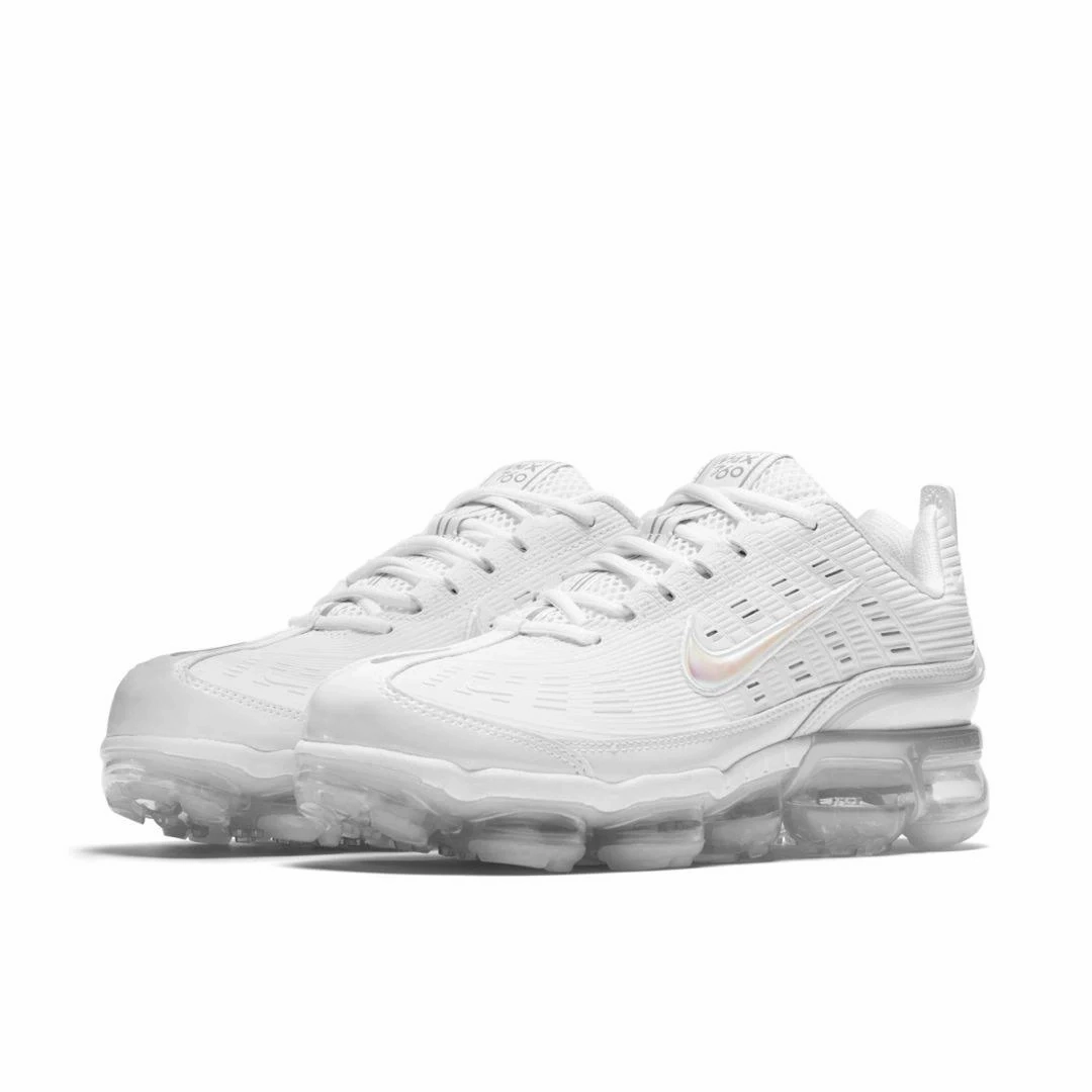fixed insole shoes lightweight - material shoes Nike Men's Vapor Max 360 Shoes - Triple White