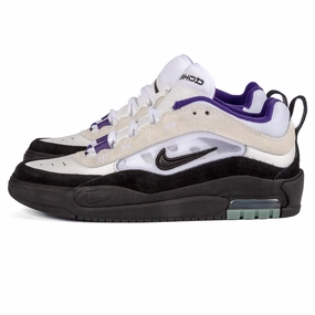 Nike SB - Air Max Ishod (White/Black/Court Purple) moisture - wicking feature