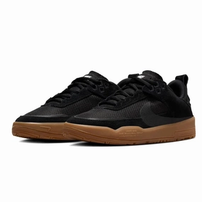 Nike SB - Day One (GS) Black/Black-Gum Light Brown Slip On Style