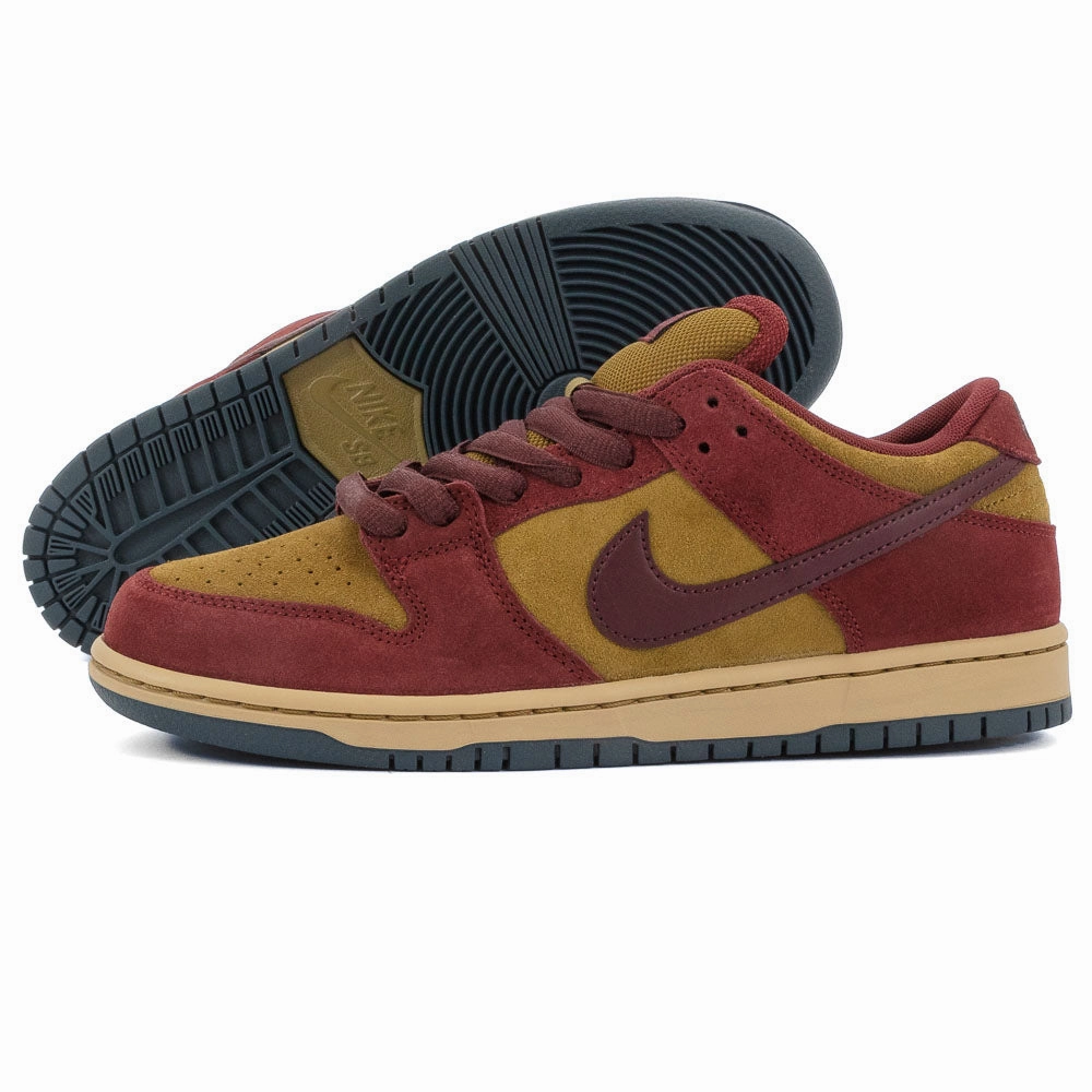 Nike SB - Dunk Low Pro (Dark Team Red/Burgundy Crush/Olive) running for a way to stay successful Drop In Midsole