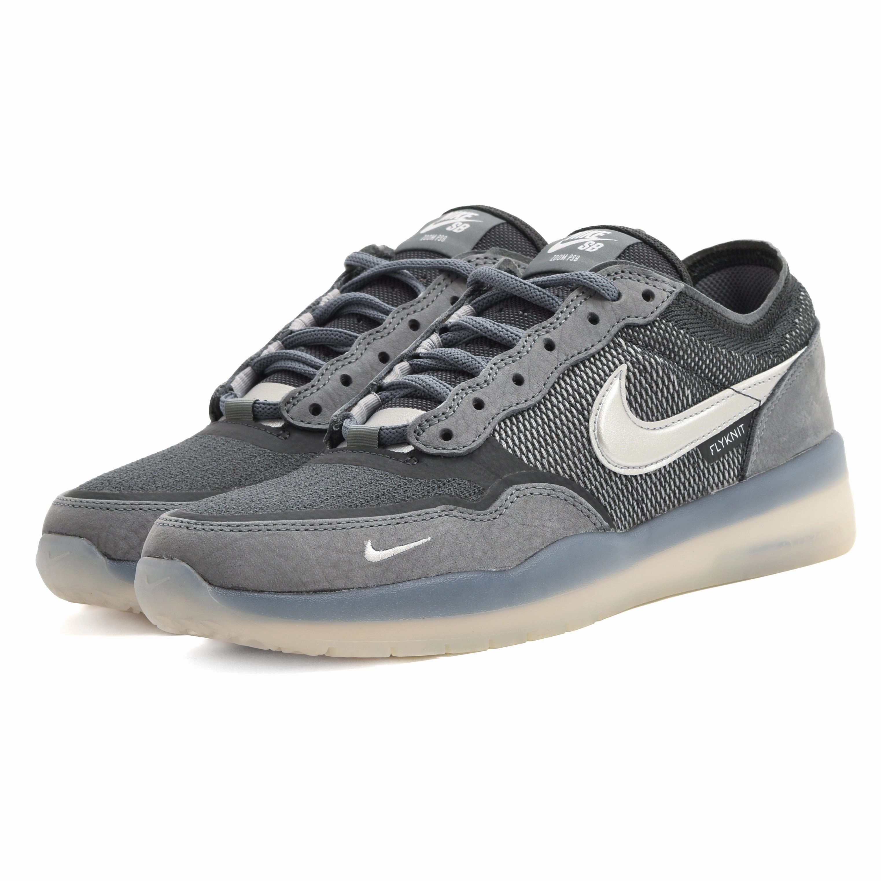 Durable Rubber Tread Microfiber Layer Nike SB - PS8 (Cool Grey/Metallic Silver)
