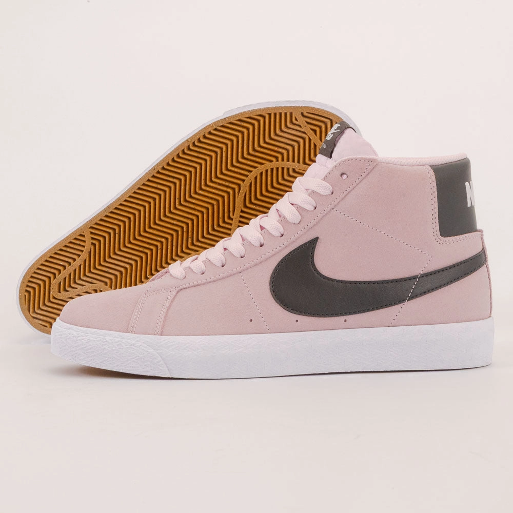 Nike SB - Zoom Blazer Mid (Pink Foam) Slip Resistant Grip