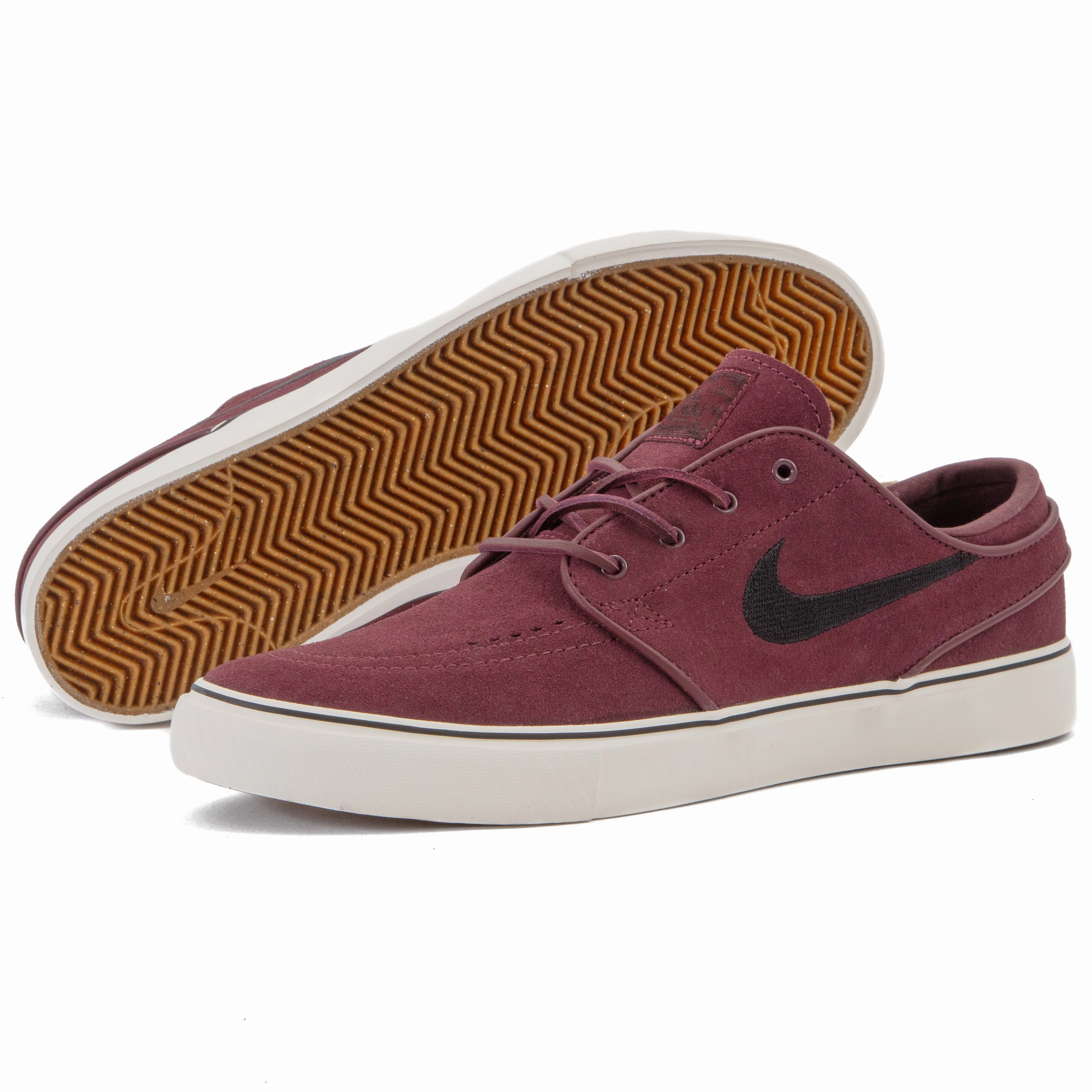 Responsive Forefoot Flex Dual Density Collars Nike SB - Zoom Janoski OG  (Burgundy Crush/Black)