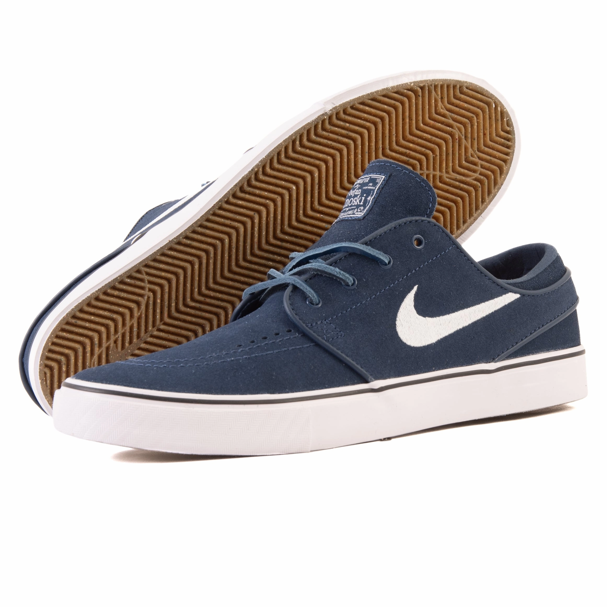 Nike SB - Zoom Janoski OG  (Navy/White-Navy-White) Compression Web Structure waterproof synthetic shoes