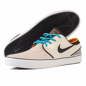 Nike SB - Zoom Janoski OG  Olympic Safari (Phantom/Chlorine Blue-Black) running in snowy weather Style - savvy