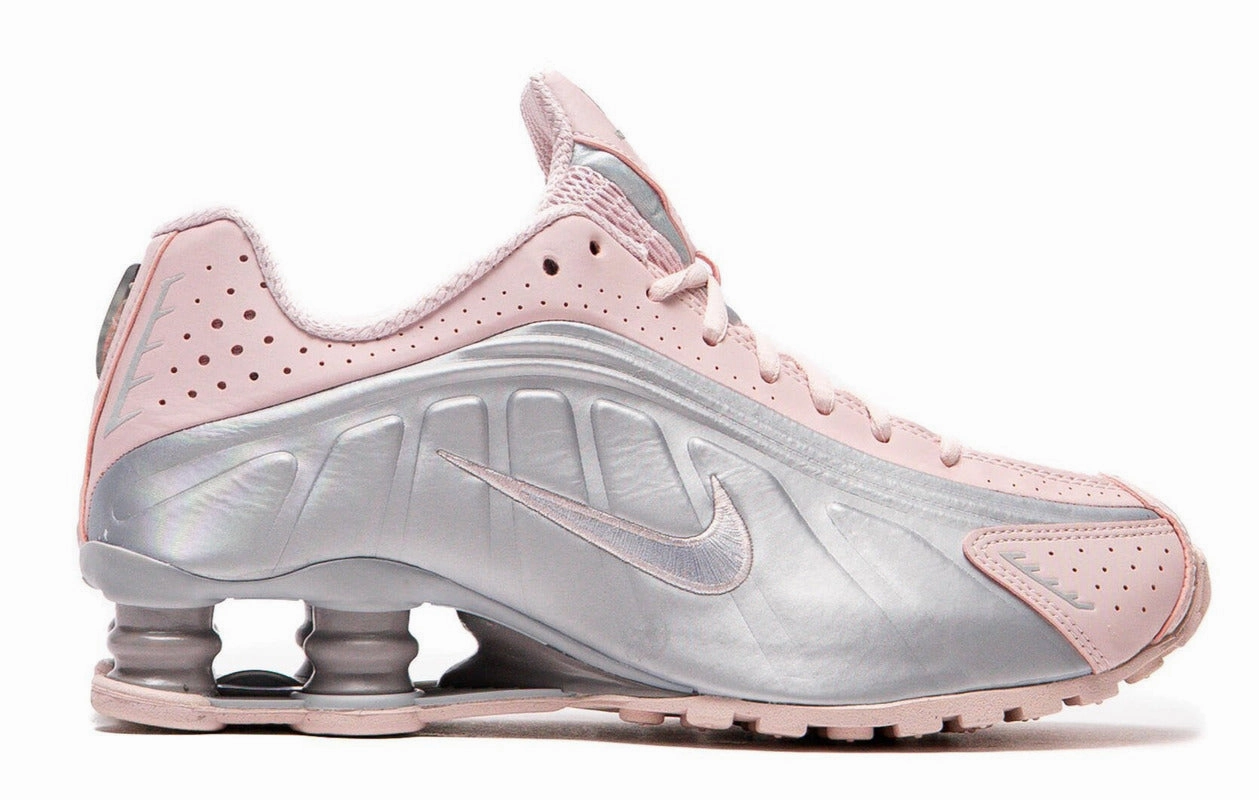 Luxurious design Shape Memory Nike Shox R4 Barely Rose Metallic Platinum (Women's)