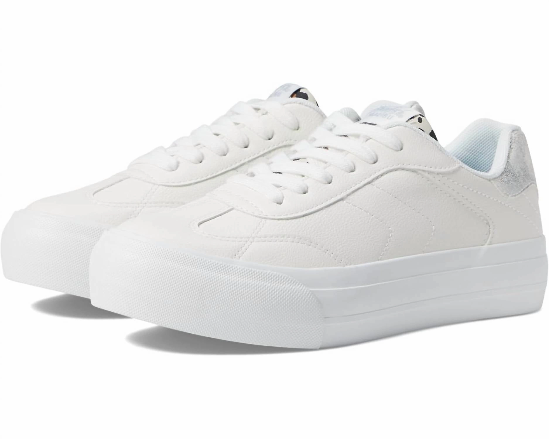 Women's Smash Sneaker In White Ella/reese/off White Panthera Padded Edge