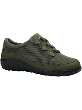 Shine Womens Lace-Up Flats Casual and Fashion Sneakers Anti Slip Lacing Anti Slip Heel