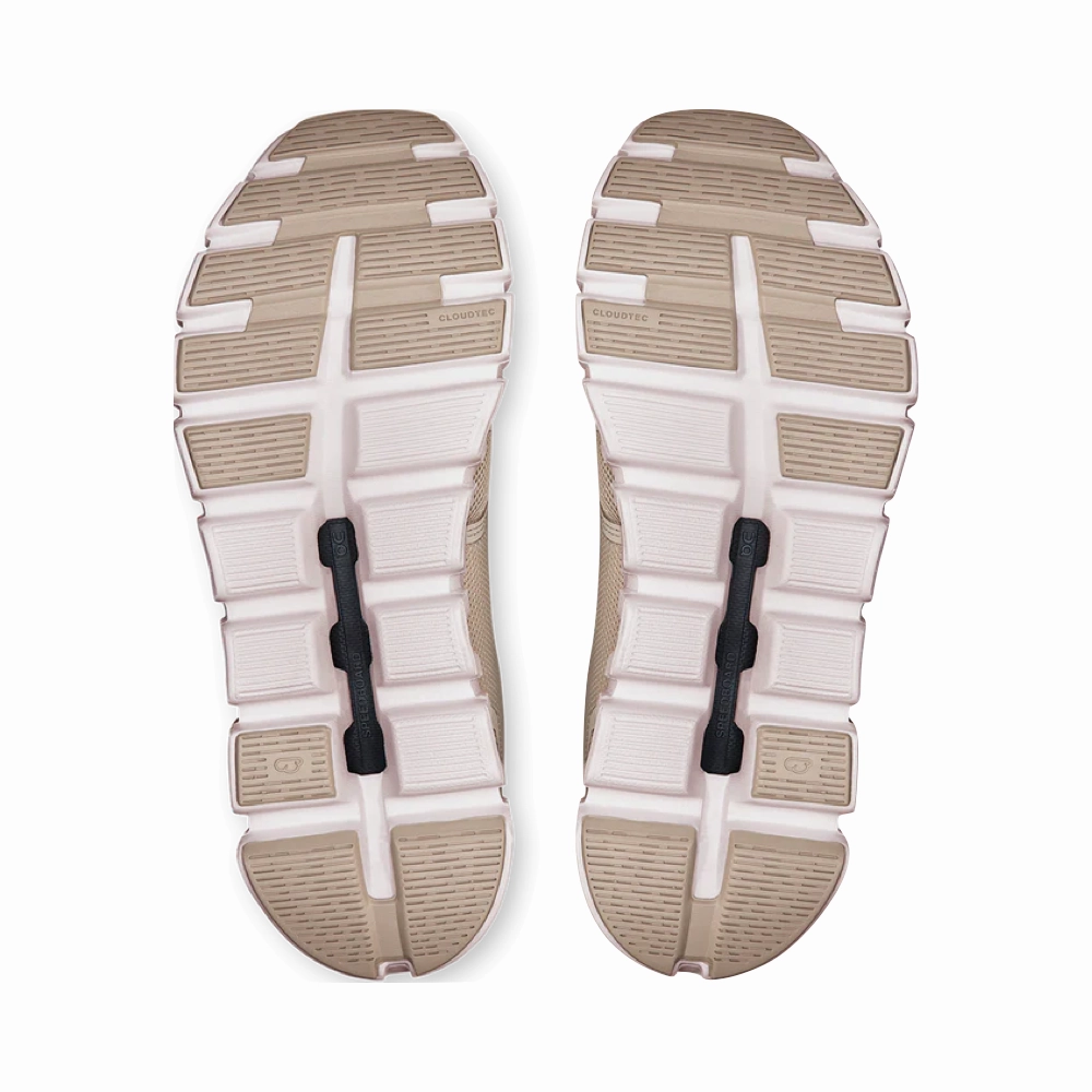 On Women's Cloud 6 Sneaker in Pearl/White Chic Comfort